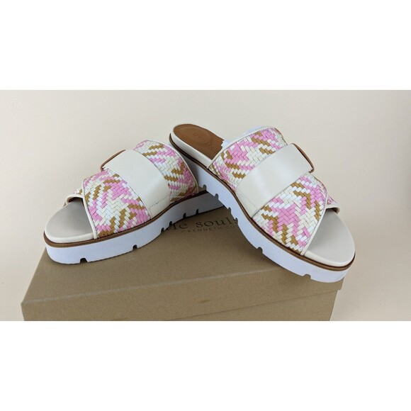 Gentle Souls Lavern Strap Slides Platform Sandals Womens 9 M Pink Shoes $189 NWB - Picture 3 of 10